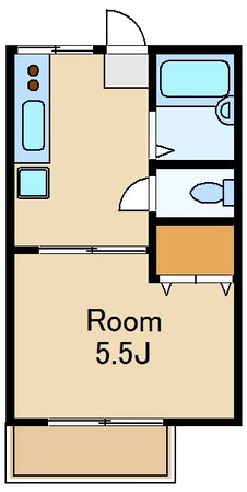 コーポヴェールの物件間取画像